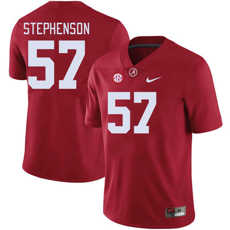 #57 Dwight Stephenson Alabama Crimson Tide Jerseys Football Stitched-Crimson